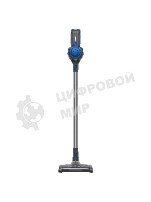Пылесос вертикальный BBK BV3001 синий/серый, питание от аккумулятора, 150 Вт, уборка сухая, пылесборник 0.8 л, работа от АКБ max 30 мин