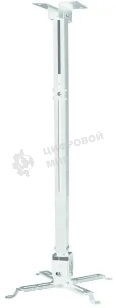 Кронштейн для проектора Buro PR04-140W белый макс.20кг потолочный поворот и наклон