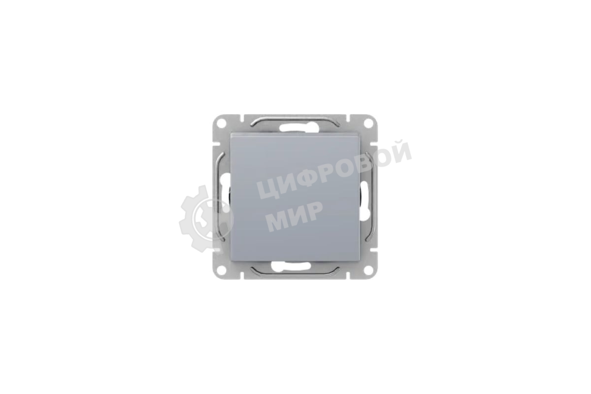 Механизм выключателя EKF Эпика UP1-SWA-11 одноклавишный, проходной, алюминий