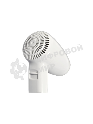 Фен Puff-1200B белый, 1200 Вт, с доп. розеткой