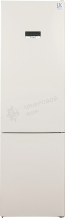 Холодильник Weissgauff WRK 2010 D Inverter NoFrost Beige Soft Close бежевый двухкамерный 309/110л морозилка снизу, No Frost
