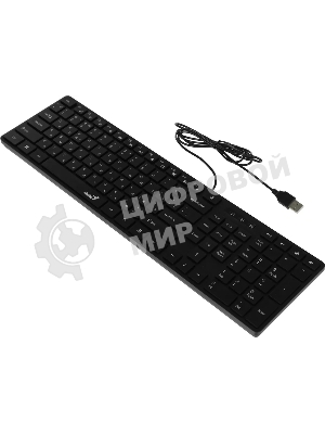 Клавиатура проводная Genius SlimStar 126, USB, черный