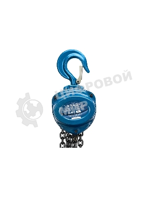 Таль цепная Stels 51946 2 т, h подъема 2,5 м, расстояние между крюками 400 мм