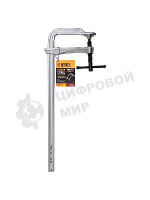 Струбцина Denzel F-образная, 120x400 мм, кованая