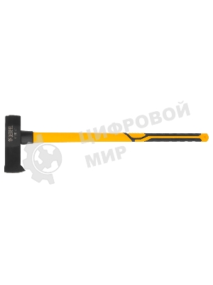 Колун-кувалда Denzel 4000 г, кованая, фибергласовая рукоятка c TPR покрытием, 880 мм