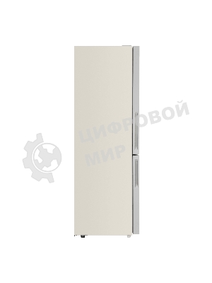 Холодильник Maunfeld MFF185NFBG бежевый двухкамерный инвертор 240/100л морозилка снизу, No Frost