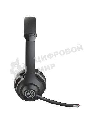 Гарнитура JLab Work Wireless Headset Gen 2 чёрный, беспроводная, Bluetooth/USB-C, до 45 ч, микрофон с шумоподавлением