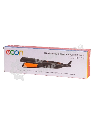 Выпрямитель для волос ECON ECO-BH031S черный/оранжевый, 38 мм, 200 °C, 2 режима