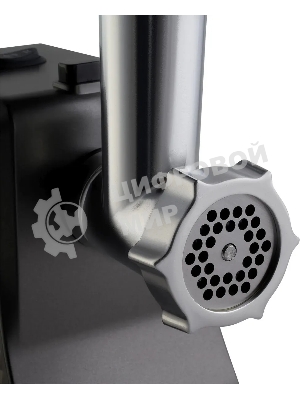 Мясорубка электрическая Hyundai HY-MG2114 графит/серебристый, 1800 Вт, 2.2 кг/мин, реверс, защита от перегрузки, насадки - 4