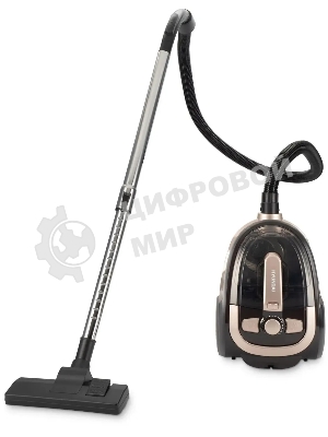 Пылесос Hyundai HYV-C3550 золотистый/темно-коричневый, 380/2220 Вт, уборка сухая, пылесборник контейнер 2,5 л
