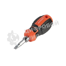 Отвертка Patriot с двусторонним стержнем, CR-V, PH2-SL6 x 38, двухкомпонентная рукоятка