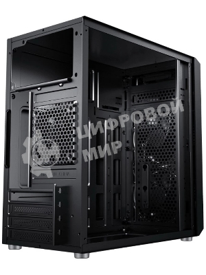 Компьютерный корпус ACD Coffre 104G mATX, Black, CPU 140мм, VGA 245мм, PSU 285мм, 2x3.5INT, 1x2.5INT, 2xUSB 2.0, 1xUSB 3.0, HD Audio, w/o FAN, w/o PSU, TG