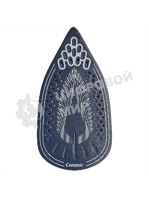 Утюг Delta DL-755 черный/оранжевый, 2200 Вт, 23 г/мин, 125 г/мин, 250 мл