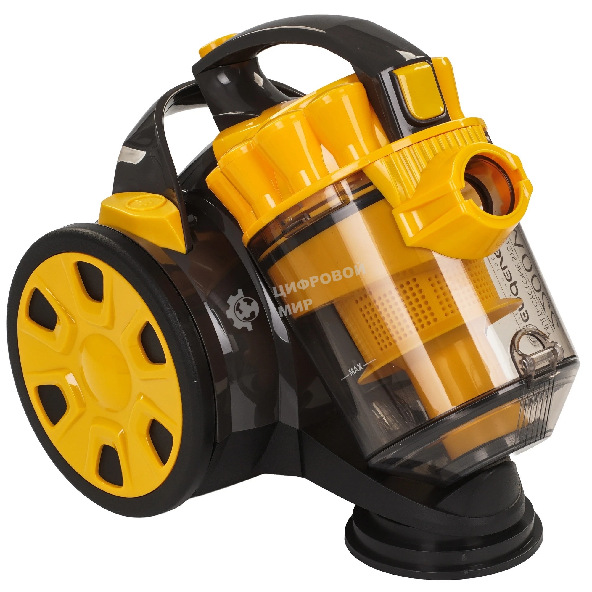 Пылесос Endever SkyClean VC-640 желтый/серый, 380/2200 Вт, уборка сухая, пылесборник контейнер 2.5 л