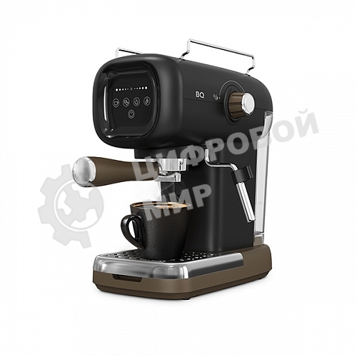 Кофеварка эспрессо BQ CM2005 черный, исп. кофе - молотый, 0.6 л, 1100 Вт, 20 бар