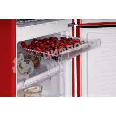 Холодильник Nordfrost NRB 162NF R красный двухкамерный 205/105 л морозилка снизу