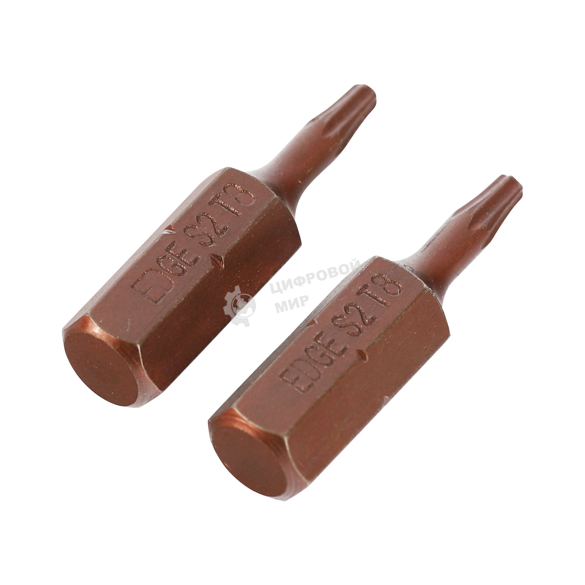 Бита EDGE by PATRIOT T8, сталь S2, длина 25 мм, 2шт в блистере