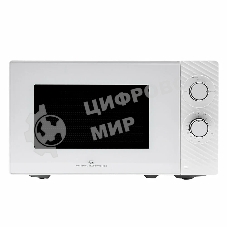 Микроволновая печь General Electronics GE-MS120W белый, 20 л, 700 Вт, переключатели - поворотный механизм
