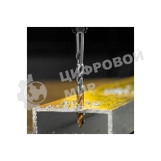 Сверло спиральное по металлу Denzel 5,5 x 93мм, Р6М5, Golden Tip