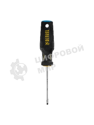Отвертка Denzel SL3х75 мм, S2, 3к рукоятка