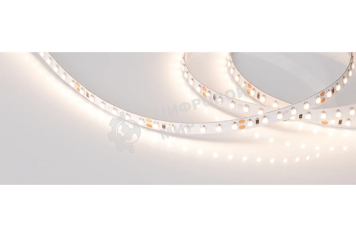 Лента светодиодная RT-A120-8мм 24V Warm3000 (9.6 W/m, IP20, 2835, 5m) (Открытый)