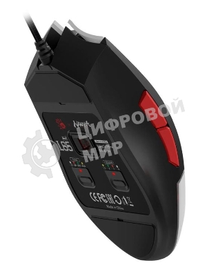 Мышь проводная A4Tech Bloody L65 Max белый, 12000 dpi, USB, кнопки - 7
