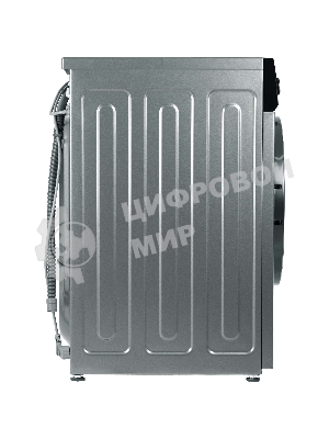 Стирально-сушильная машина Бирюса WMD-SM812/03 M металлик, загрузка фронтальная 8 кг, 1200 об/мин, класс: А+++