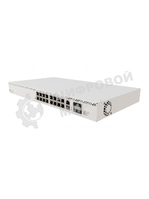 Коммутатор MikroTik CRS320-8P-8B-4S+RM Cloud Router Switch with dual-core 800 MHz CPU, 256 MB RAM, 98DX226S switch chip, 17 x Gigabit Eth ports (8 x 802.3af/at, 8 x 802.3bt PoE-out), 4 x 10G SFP+ ports, RouterOS L5, 1U rackmount enclosure, 600W PSU