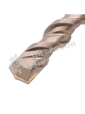 Бур по бетону Denzel двойная спираль, Cobalt W-tip, 20x460 мм, SDS PLUS