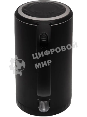 Чайник электрический Centek CT-0020 черный металл 1.7 л, 2200 Вт, бесшовная колба, двойные стенки