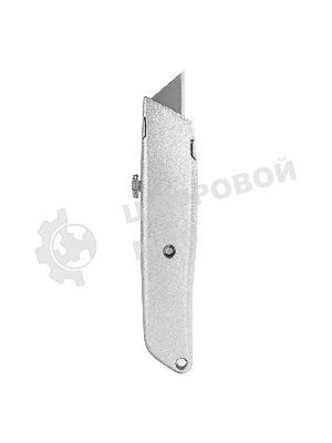 Универсальный нож с Т-образным лезвием Deli DL4260 19 мм, длина 153 мм, в комплекте 3 лезвия SK5, алюминиевый корпус