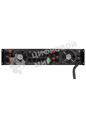 Усилитель INTREND ITAMP-4K-TD четырехканальный, 4x1000W/8Ом, 4x1600W/4Ом, 2x3200/100V, 4x600/70V, поддержка Dante, встроенный DSP