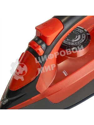 Утюг Delta DL-755 черный/оранжевый, 2200 Вт, 23 г/мин, 125 г/мин, 250 мл