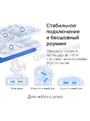 Бесшовный Mesh роутер Mercusys Halo H30G(3-pack) AC1300 10/100/1000BASE-TX