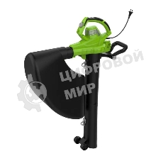 Воздуходувка-пылесос садовый электрический Greenworks BL3000, 220 В, 3000 Вт 2406507