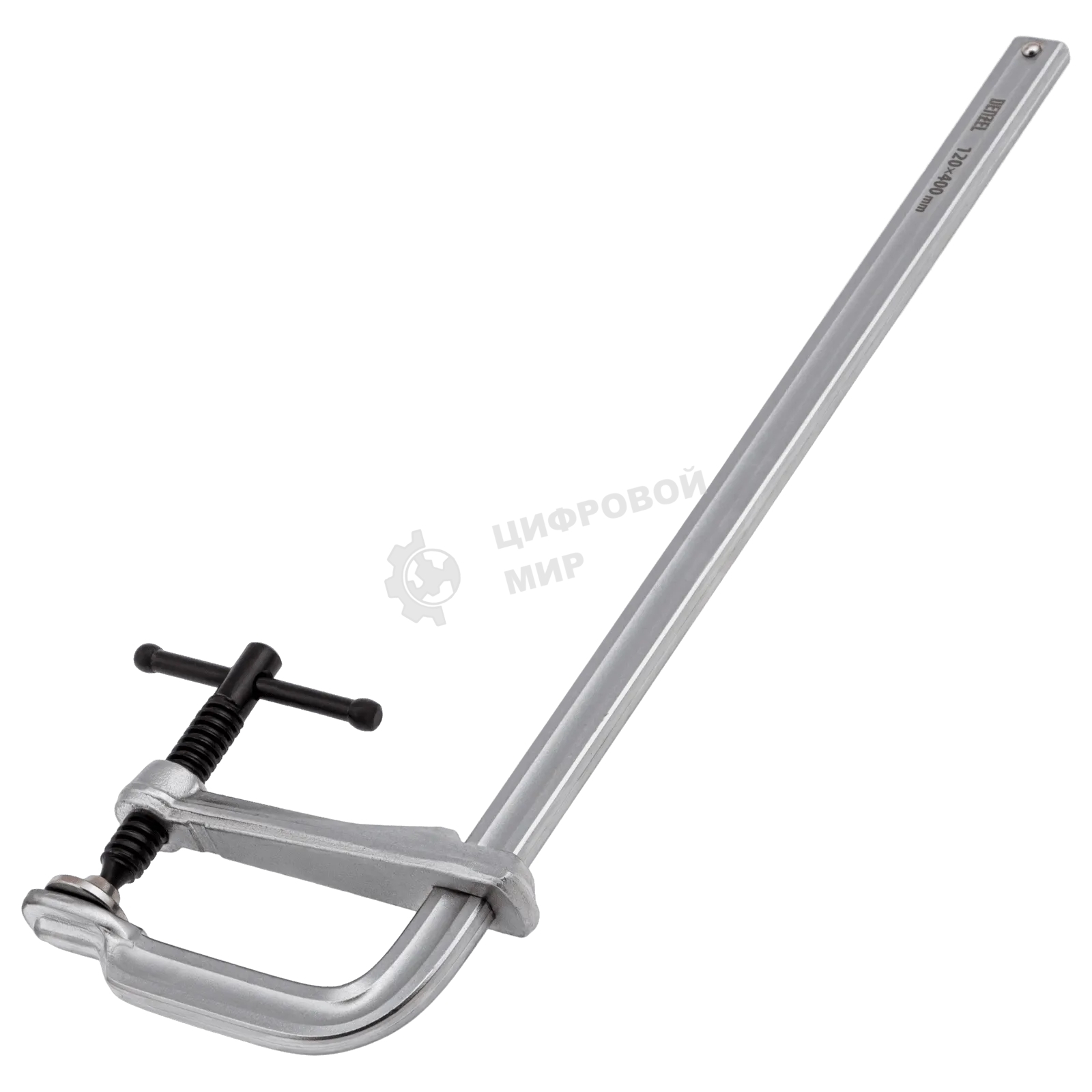 Струбцина Denzel F-образная, 120x400 мм, кованая