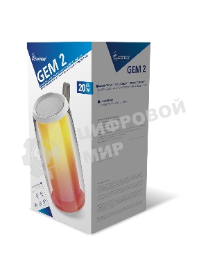 Портативная колонка Smartbuy GEM 2 белый