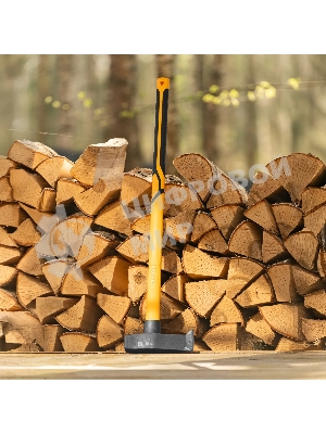 Колун-кувалда Denzel 3000 г, кованая, фибергласовая рукоятка c TPR покрытием, 880 мм