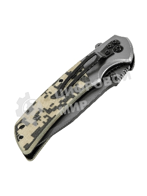 Нож складной Denzel, многоцелевой, системы Liner-Lock, с накладкой G10 на классической рукоятке 79207