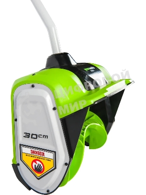 Снегоуборщик аккумуляторный GreenWorks GD40SSK4, 40V, 30 см, бесщеточный, с 1хАКБ 4 А.ч и ЗУ 2600807UB