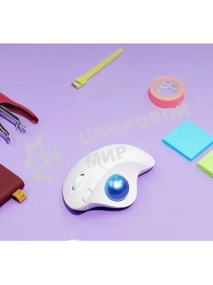 Мышь беспроводная (трекбол) Logitech ERGO M575S белый