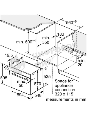 Духовой шкаф электрический Bosch HUA736EV0T белый