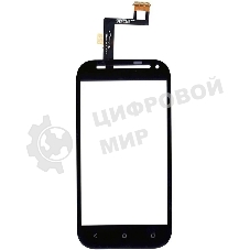 Сенсорное стекло (тачскрин) для HTC One SV LTE T528T, черное