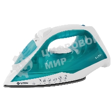 Утюг Vitek VT-8336 белый/бирюзовый
