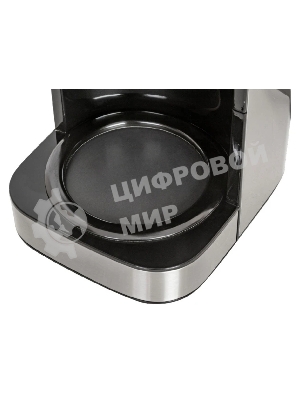 Кофеварка капельная Pioneer CM052D серебристый/черный, исп. кофе - молотый, 1.5 л, 900 Вт