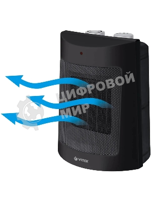 Тепловентилятор Vitek Midnight VT-2064 1800Вт черный