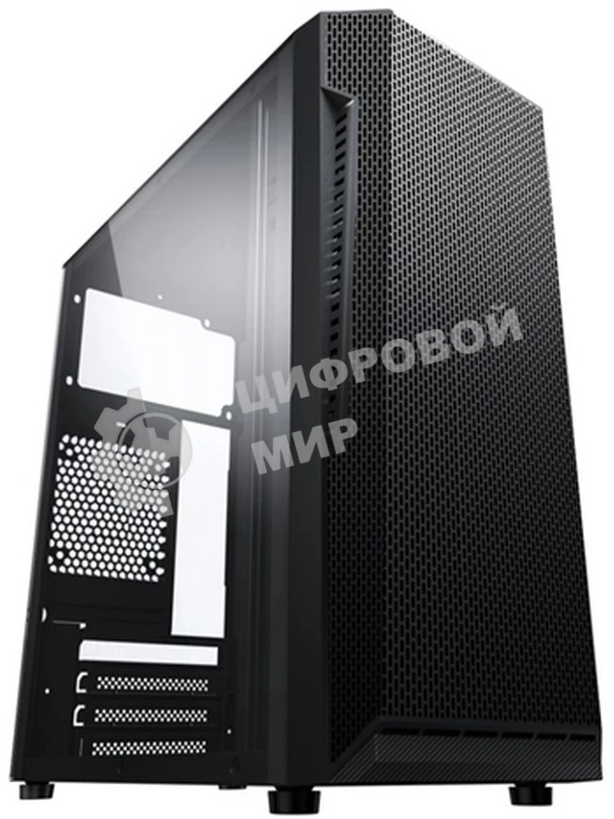 Компьютерный корпус ACD Coffre 104G mATX, Black, CPU 140мм, VGA 245мм, PSU 285мм, 2x3.5INT, 1x2.5INT, 2xUSB 2.0, 1xUSB 3.0, HD Audio, w/o FAN, w/o PSU, TG