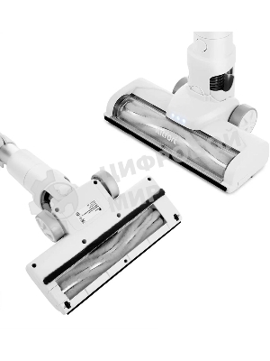 Пылесос вертикальный Kitfort КТ-5117 белый, питание от аккумулятора,  50 Вт, уборка сухая, пылесборник 0,5 л