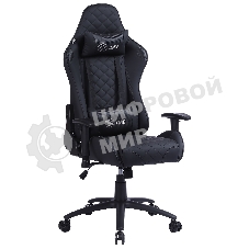 Кресло Cactus CS-CHR-030BL черный, экокожа, подголовник