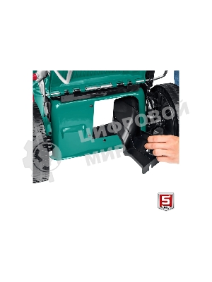 Газонокосилка ЗУБР 460 мм 4.5 л.с. самоходная бензиновая